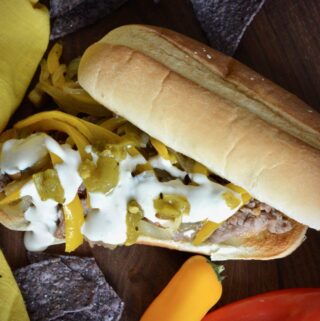 505 Southwestern® Pineapple Mango Salsa Cheesesteak with Queso Blanco | Amazingly delicious take on a classic Philly Cheesesteak.