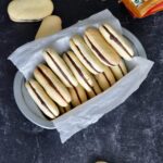 Copycat Milano Cookies | Gluten free and Dairy free. Perfectly crispy cookie with dark chocolate filling. Very simple recipe. #glutenfree #dairyfree #cookies