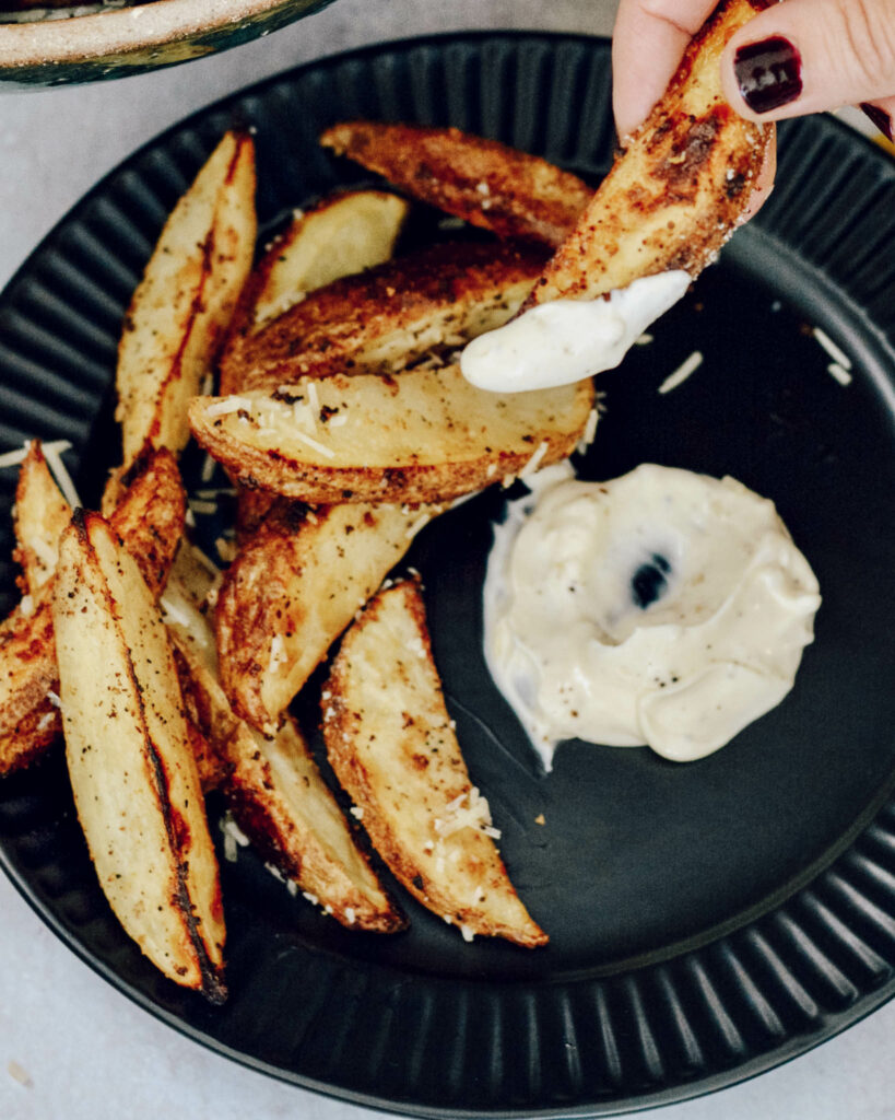 Parmesan Lemon Potato Wedges