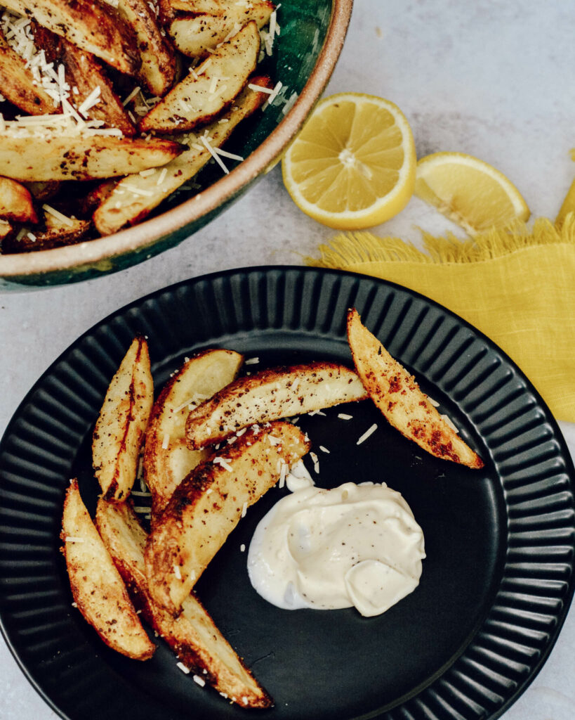 Parmesan Lemon Potato Wedges