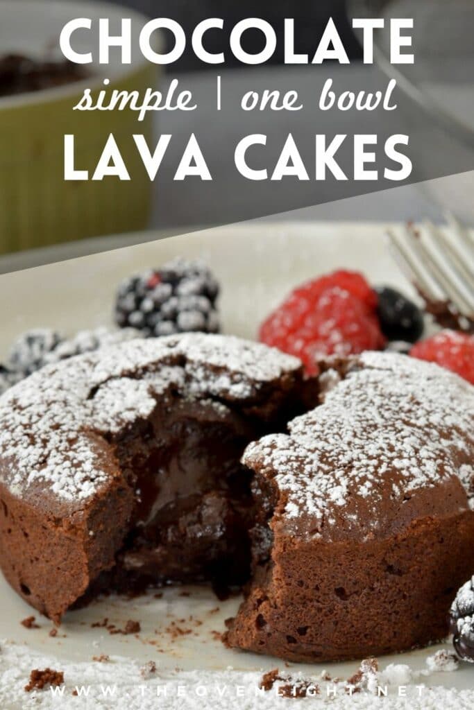 Chocolate Lava Cakes | Simple One Bowl Recipe - easier than you think! Great for a special occasion or just a weeknight dessert! #chocolate #cake #lavacake