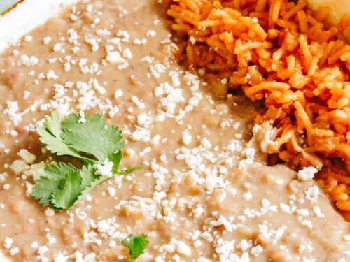 Restaurant Style Refried Beans