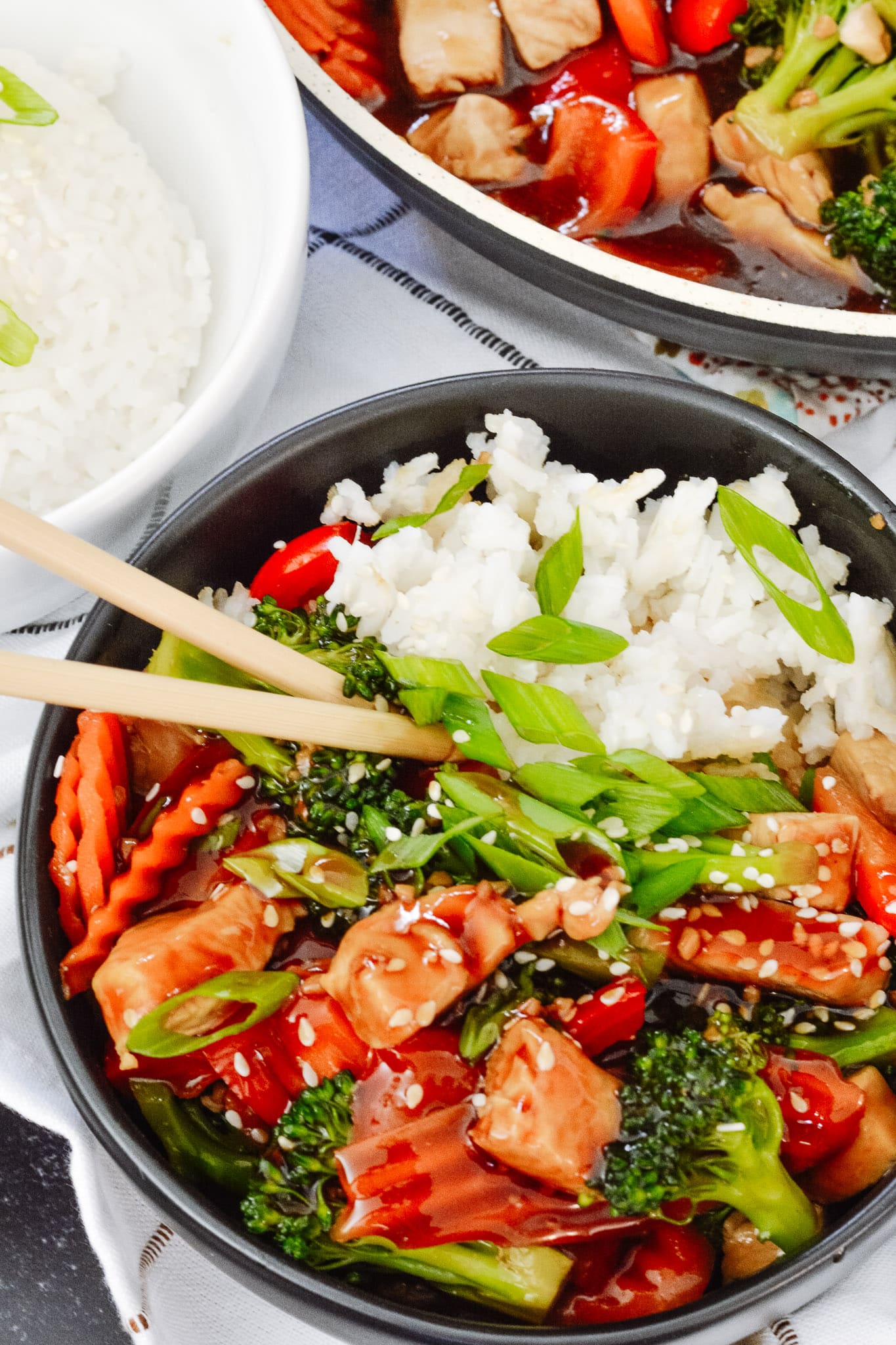 Healthy Teriyaki Chicken Stir Fry Under 30 Minutes | Gluten Free Option