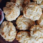 Buttermilk Drop Biscuits - Super simple recipe goes with any meal. Lightly salted and perfectly sweet drop biscuits.