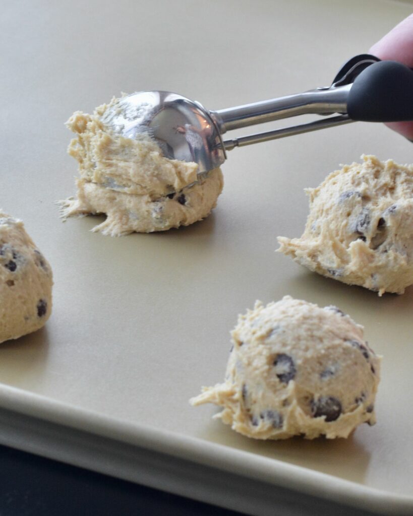 Gluten Free Chocolate Chip Cookies with two tips for perfect texture and taste. No one will know it's gluten free. Deliciously moist and tender cookie!