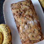 Banana Chocolate Chip Bread | Gluten Free Option. Simple recipe with minimal sugar. Perfect treat or breakfast for the whole family.