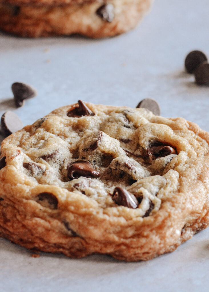 Gluten Free Chocolate Chip Cookies with two tips for perfect texture and taste. No one will know it's gluten free. Deliciously moist and tender cookie!