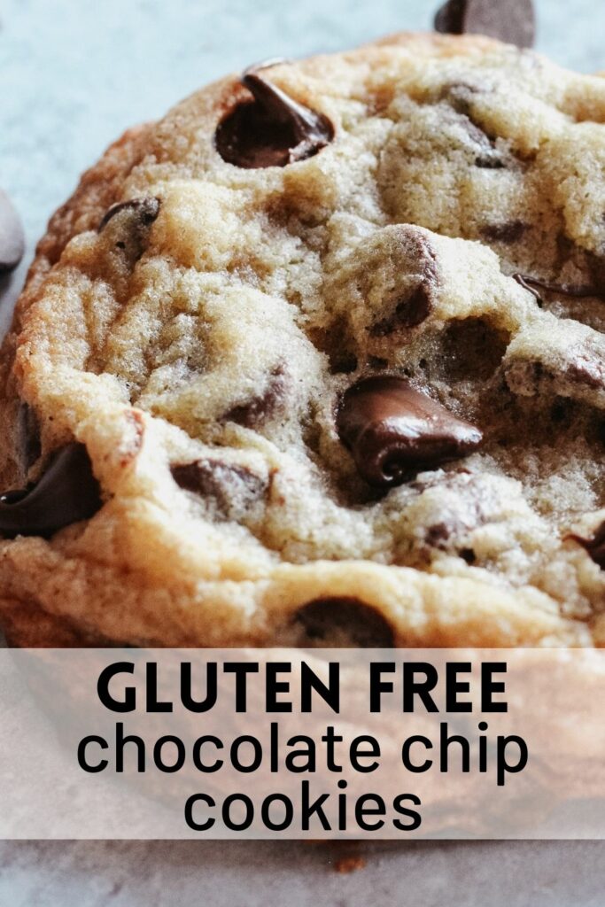Gluten Free Chocolate Chip Cookies with two tips for perfect texture and taste. No one will know it's gluten free. Deliciously moist and tender cookie! #glutenfree #chocolatechipcookies #cookierecipe