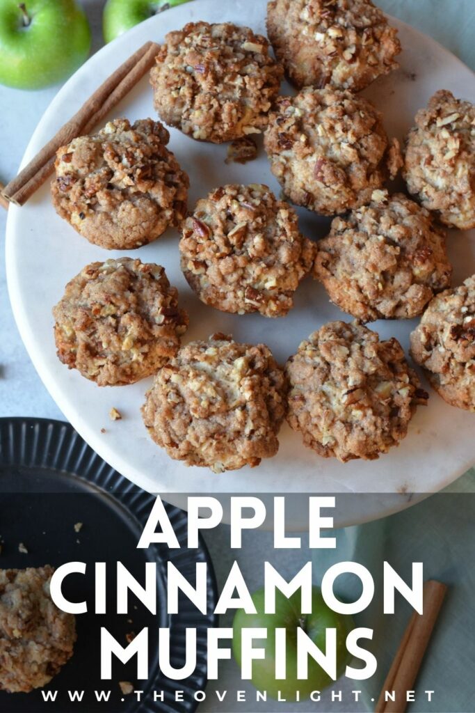 Apple Cinnamon Muffins full of chopped apples and cinnamon. Deliciously moist muffins that come together in a flash! Use up those extra apples and bake up these family favorites today! #apples #muffinrecipe #cinnamonapples