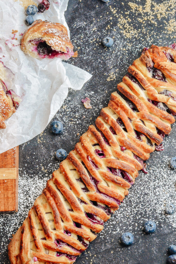 Blueberry Danish made the quickest way. Still tons of flavor and amazing texture. Spend less time making this culinary treat!