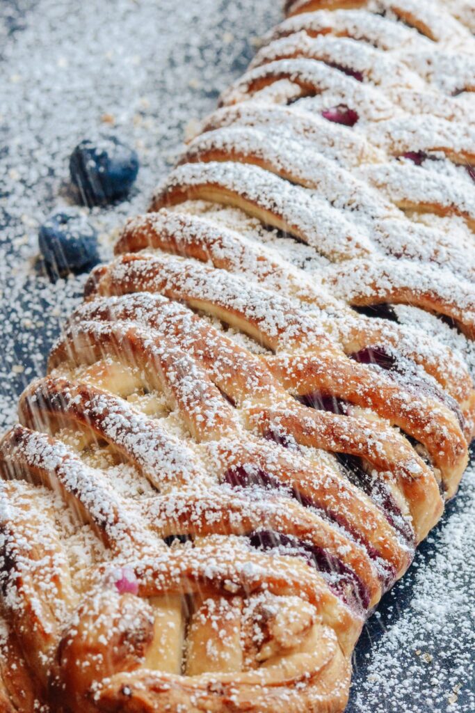 Blueberry Danish made the quickest way. Still tons of flavor and amazing texture. Spend less time making this culinary treat!