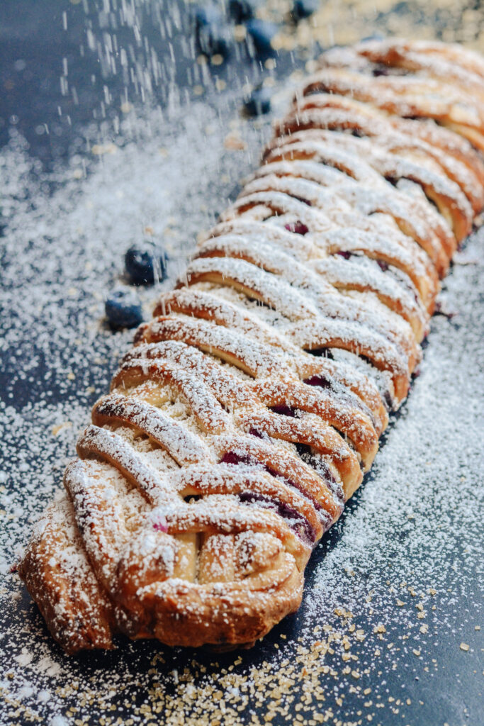 Blueberry Danish made the quickest way. Still tons of flavor and amazing texture. Spend less time making this culinary treat!