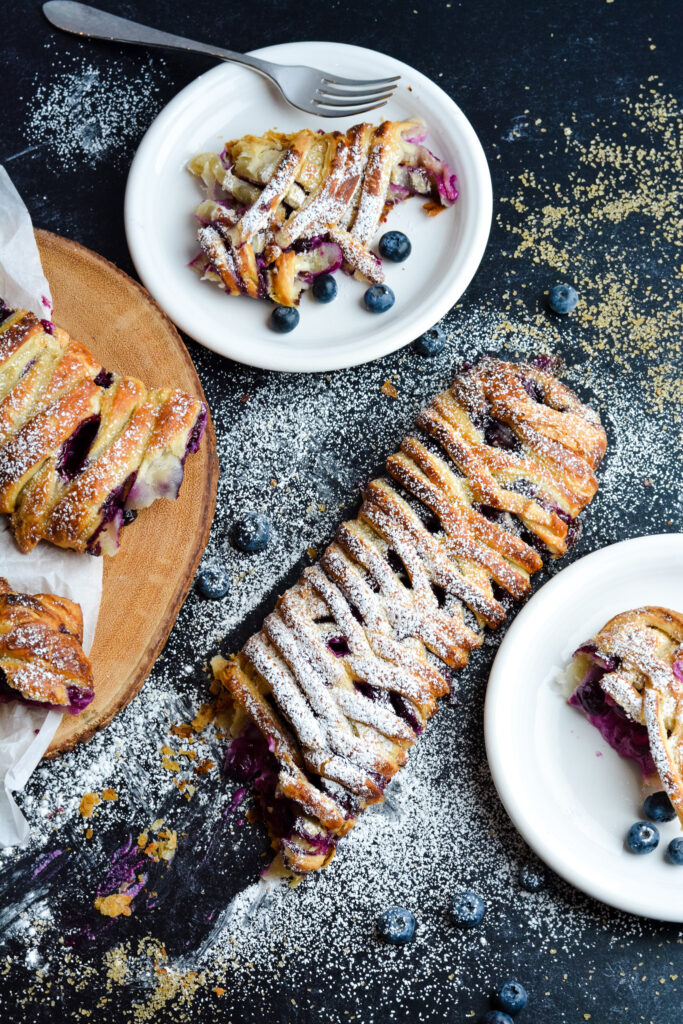 Blueberry Danish made the quickest way. Still tons of flavor and amazing texture. Spend less time making this culinary treat!