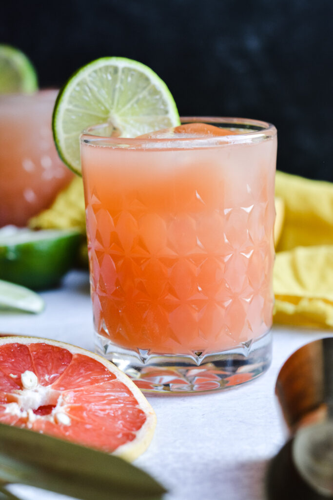 Greyhound Cocktail—Grapefruit, sparkling water, vodka and lime