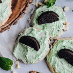 Gluten Free Oreo Mint Cookies—Crumble copycat recipe.