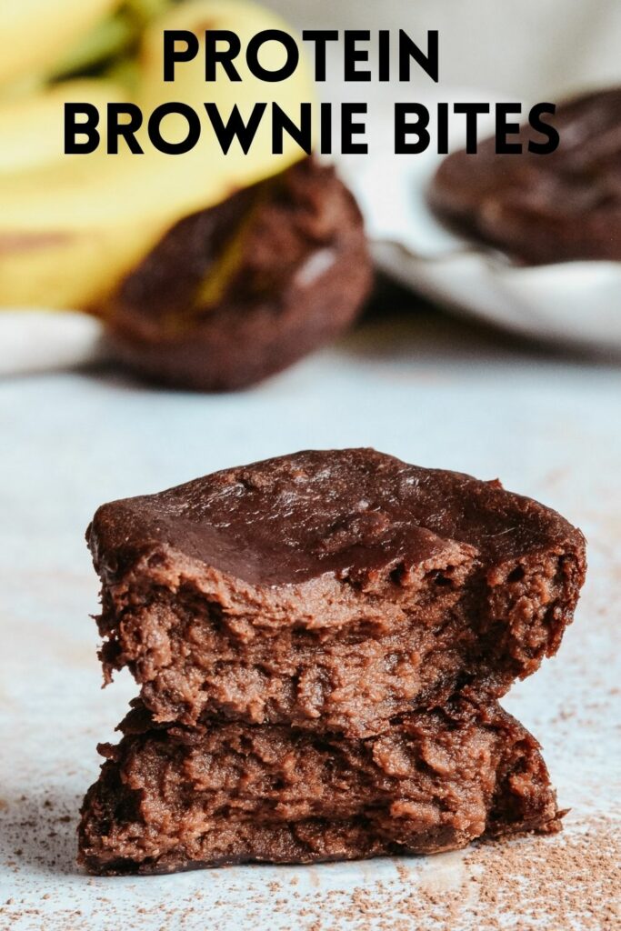 Blender Protein Brownie Bites - healthy snacks for kids that feel indulgent. Only 5 ingredients for this perfectly healthy snack!