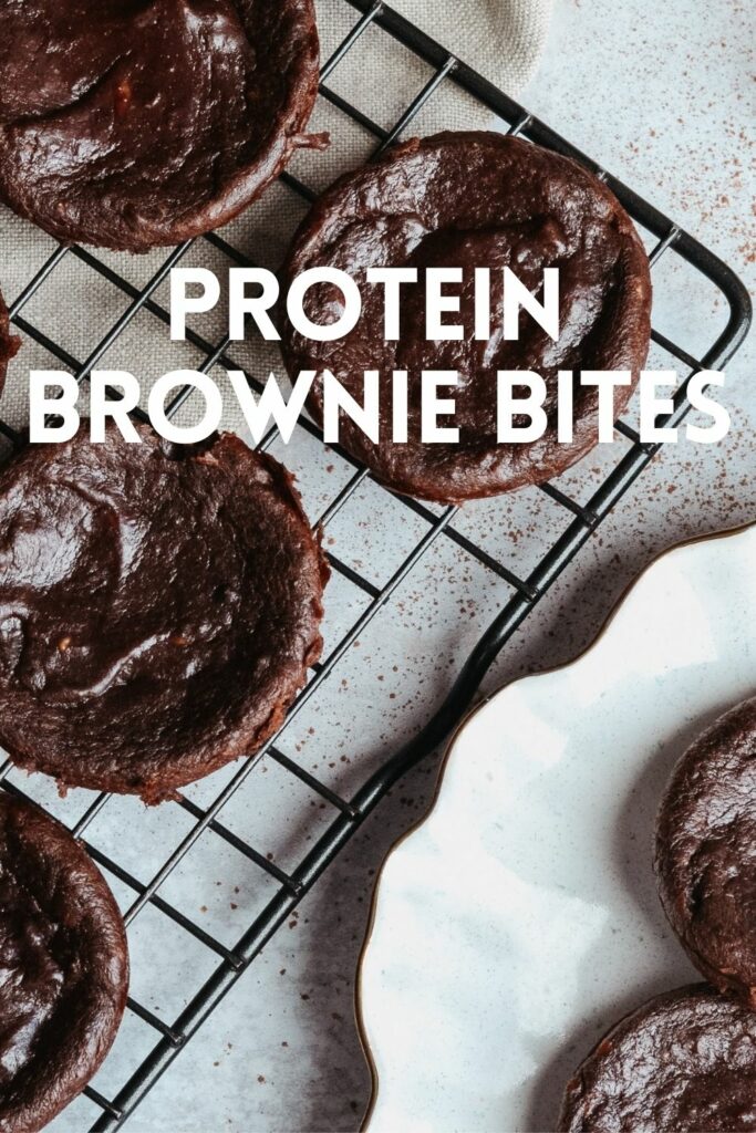 Blender Protein Brownie Bites - healthy snacks for kids that feel indulgent. Only 5 ingredients for this perfectly healthy snack!