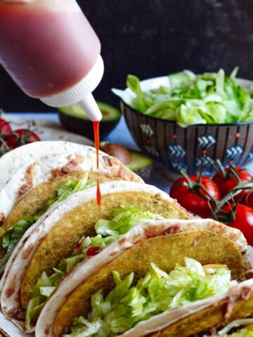 Double Decker Tacos - simple recipe, perfect way to make Taco Tuesday extra special.