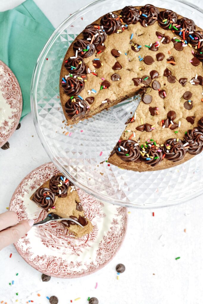 Gluten Free Chocolate Chip Cookie Cake