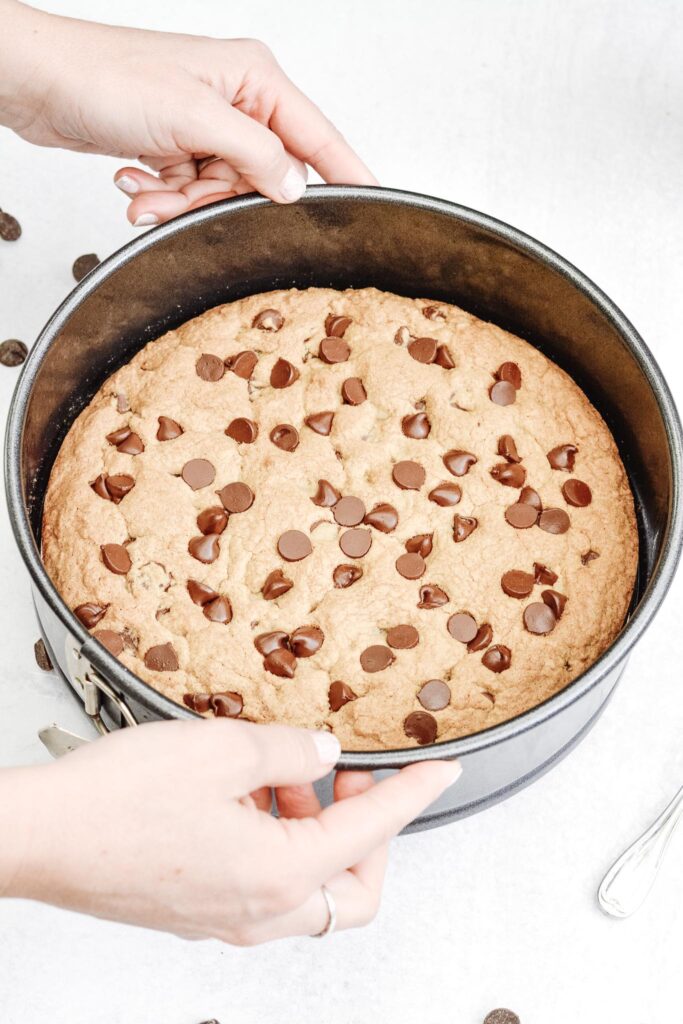 Gluten Free Chocolate Chip Cookie Cake