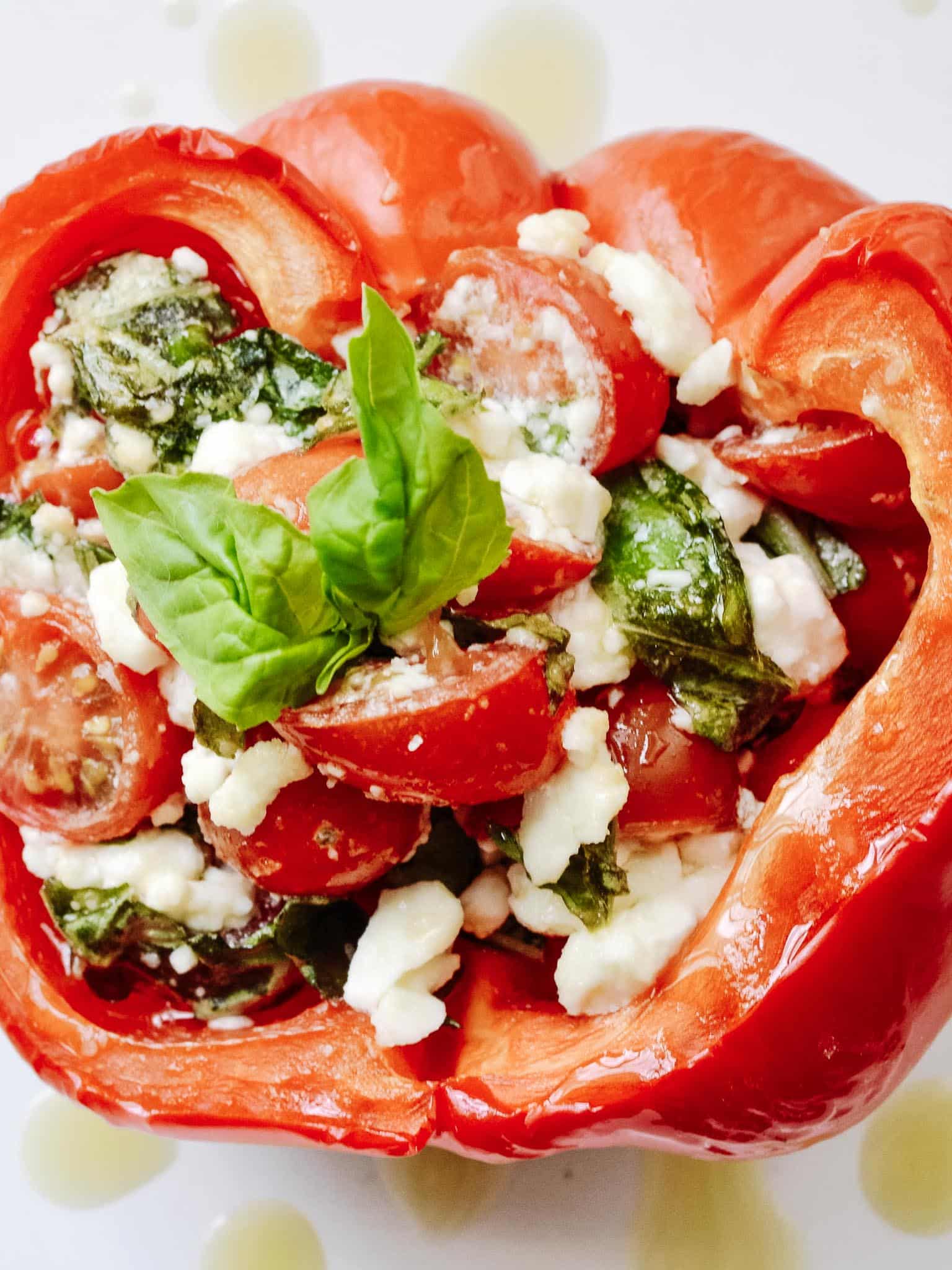Vegetarian Stuffed Peppers1 The Oven Light