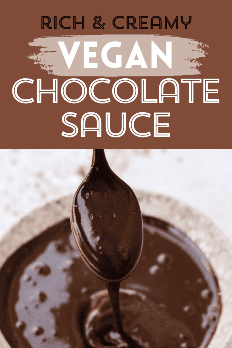 Vegan Chocolate Sauce