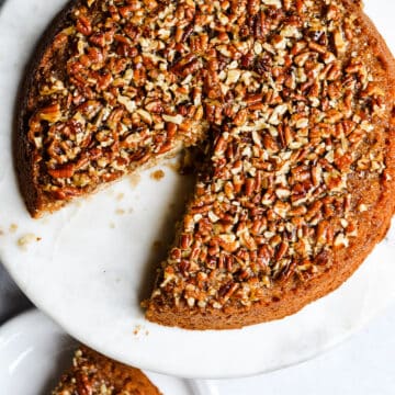 Pecan Upside Down Cake