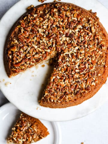 Pecan Upside Down Cake